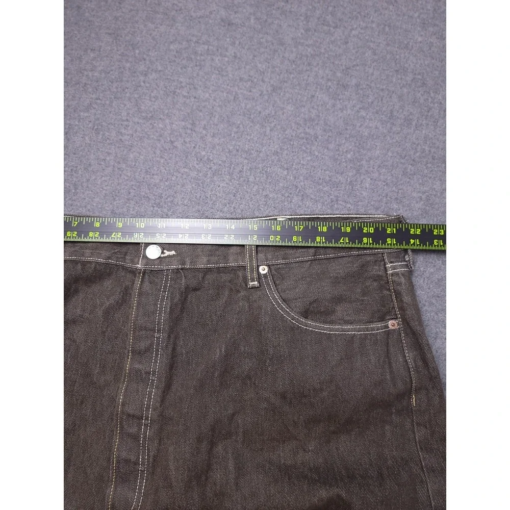 Levis 501 XX Straight Leg Jeans Mens W46 L30 Brown Button Fly 100%‎ Cotton Denim